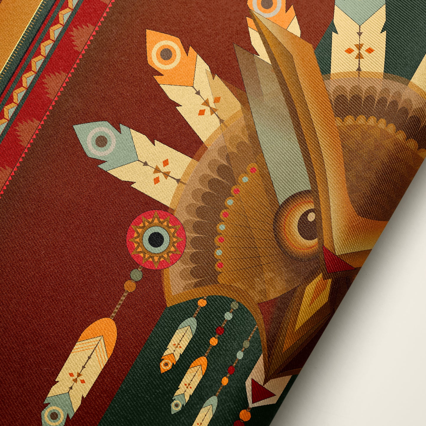 HIBOU MAGIQUE - 90 x 90
