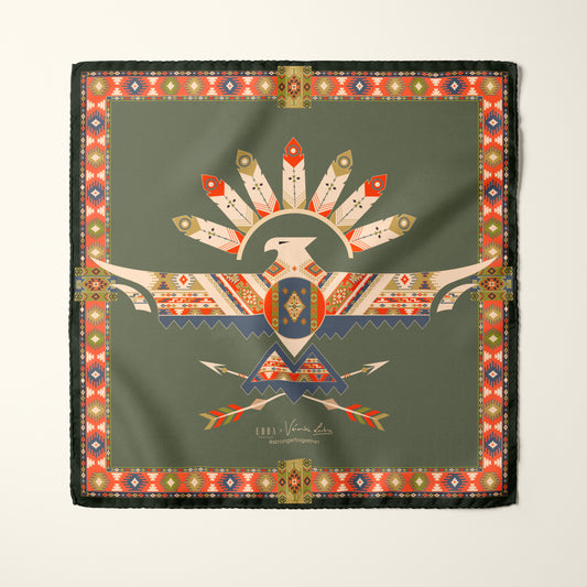 Aigle puissant  - 65 x 65